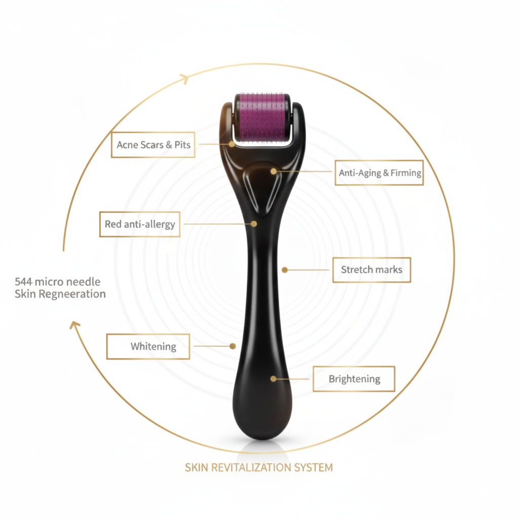 Derma Roller for Hair Growth & Skin Care 0.5mm
